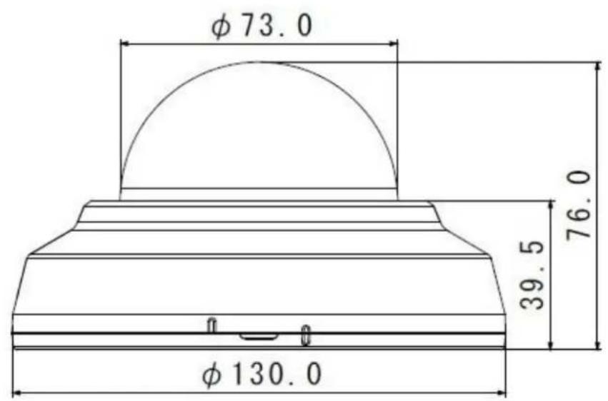 Ganz PixelPro ZN-MDI243M-IR - Dimension (mm) - 1