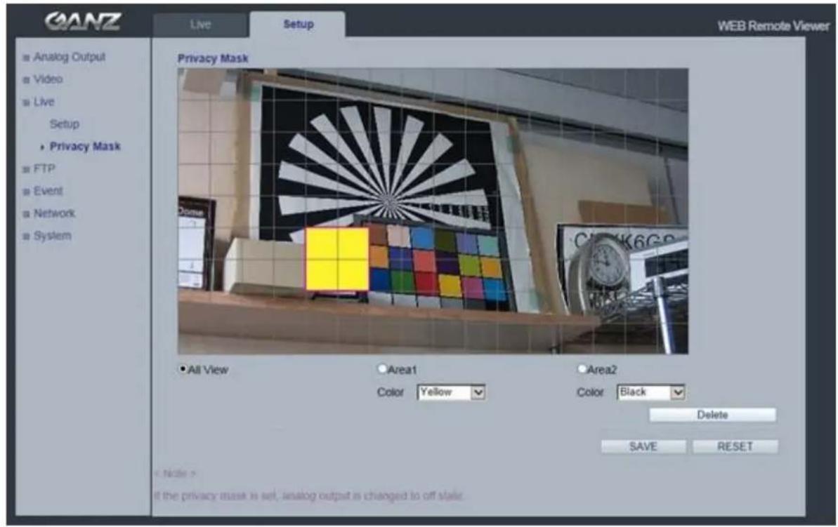 Ganz PixelPro ZN-MDI243M-IR - Privacy Masking - 1