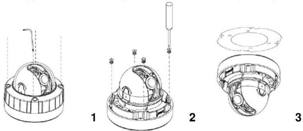 Ganz PixelPro ZN-DT2MTP - 3) Attach the cushion plate. - 1
