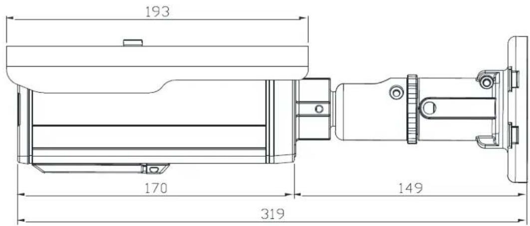 Ganz PixelPro ZN-BT662XE - APPENDIX (B): DIMENSIONS - 1