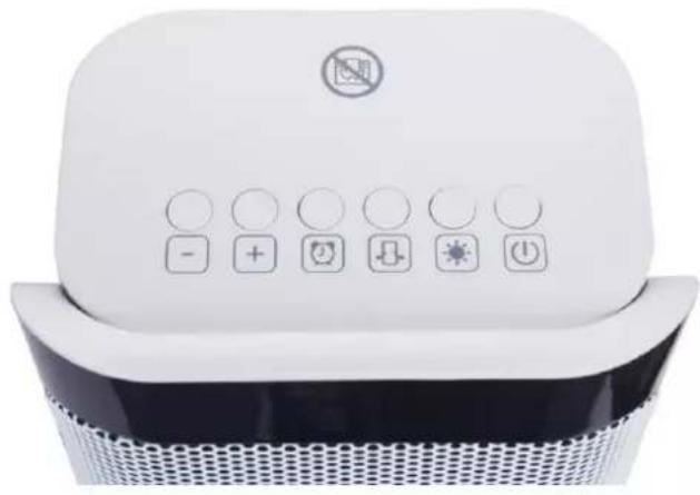 Heller HCFHU2000R - Power, Heat & Temperature Button Settings - 1