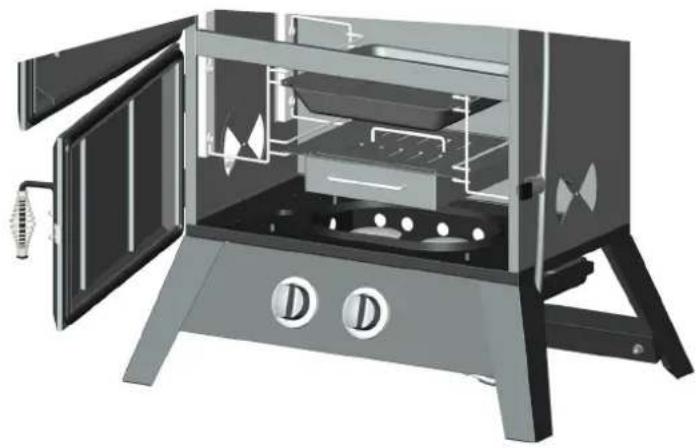 Hark Big Boss Gas Smoker - Procedure: - 2