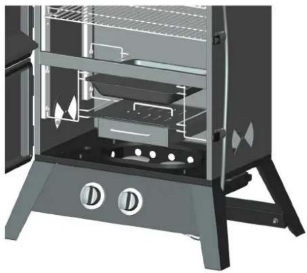Hark Big Boss Gas Smoker - USING FLAVOURED WOOD: - 2