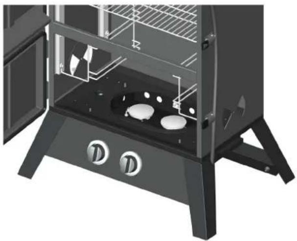 Hark Big Boss Gas Smoker - USING FLAVOURED WOOD: - 3