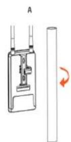 ENGENIUS AC867 - Pole mounting the ENH500v3/ENS500-ACv2/ENS500EXT-ACv2 - 1