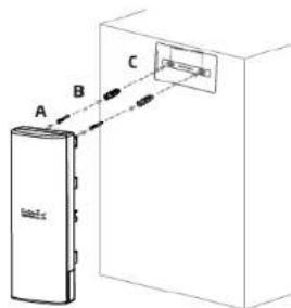 ENGENIUS AC867 - Wall mounting the ENH500v3/ENS500-ACv2/ENS500EXT-ACv2 - 2