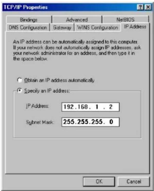 Ganz iPak DDK-1500 - TCP/IP configuration setting - 2