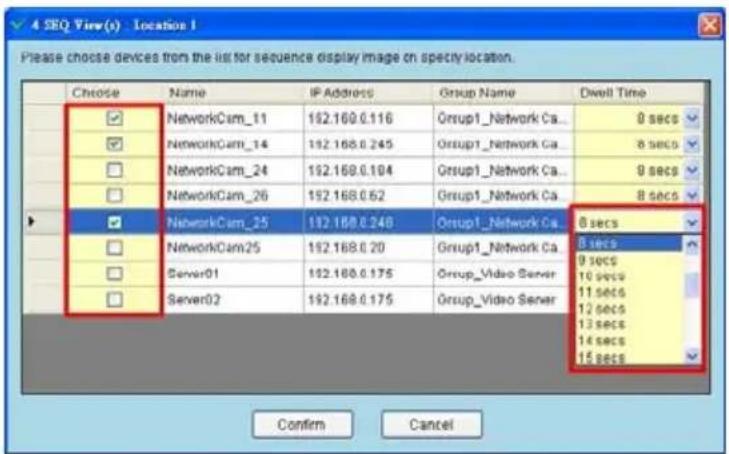 Ganz iPak DDK-1500 - Sequence Mode of the Live Monitor. - 2