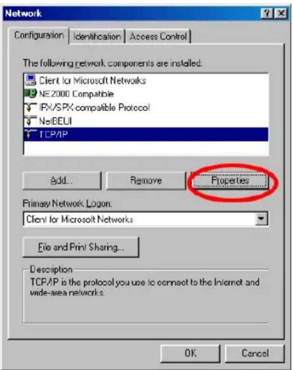 Ganz iPak DDK-1500 - TCP/IP configuration setting - 1