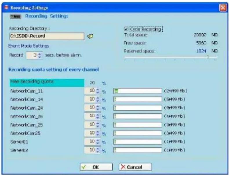 Ganz iPak DDK-1500 - Recording Settings - 1