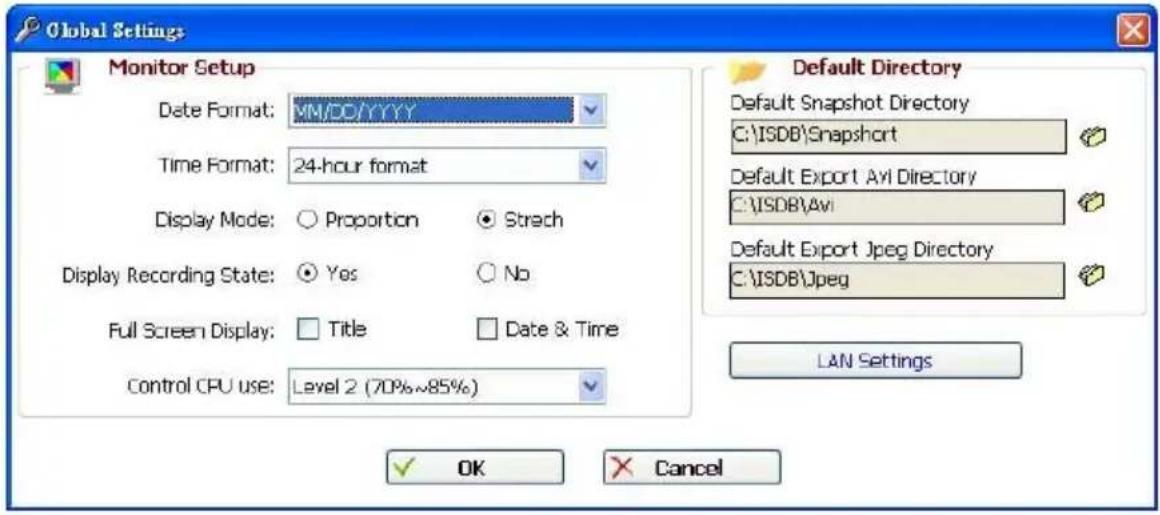 Ganz iPak DDK-1500 - Global Settings - 1