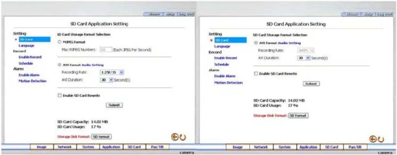 Ganz iPak DDK-1500 - Change the Application Setting - 1