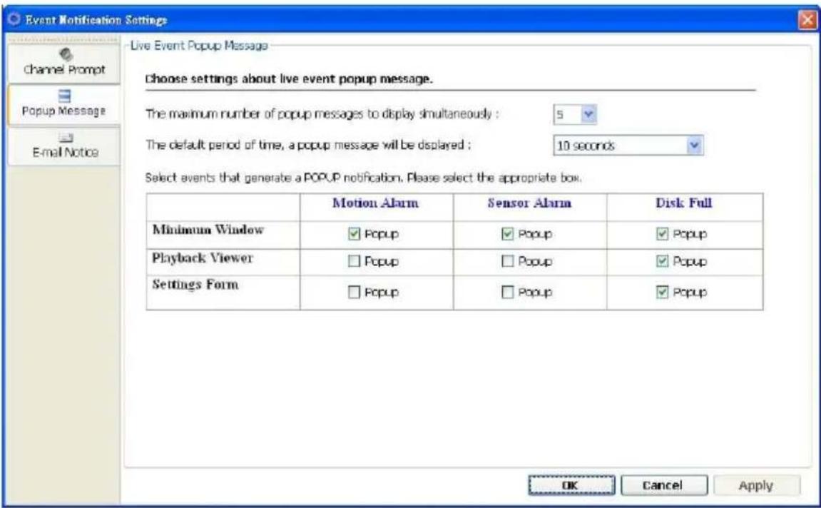Ganz iPak DDK-1500 - Event Notification - 2
