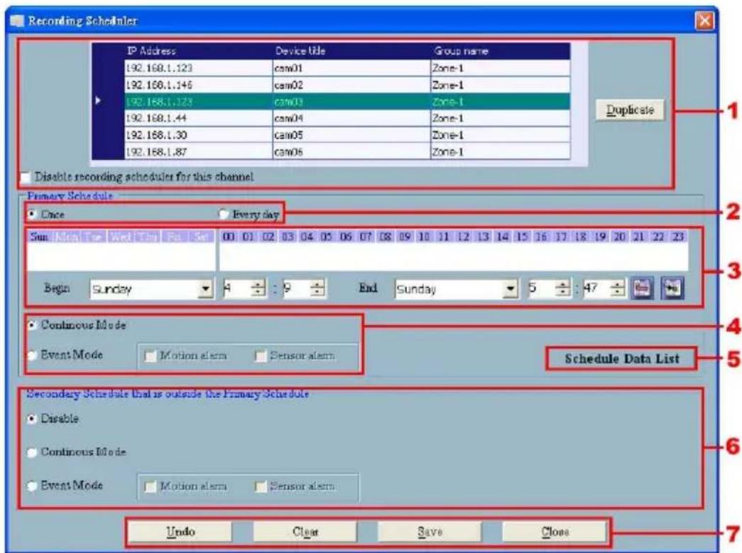 Ganz iPak DDK-1500 - Scheduler - 1
