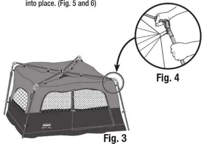 COLEMAN Instant Up 4P - Raise the Tent - 1