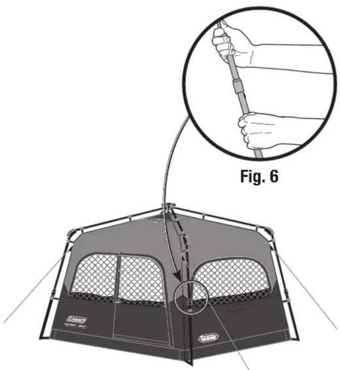 COLEMAN Instant Up 4P - Raise the Tent - 2