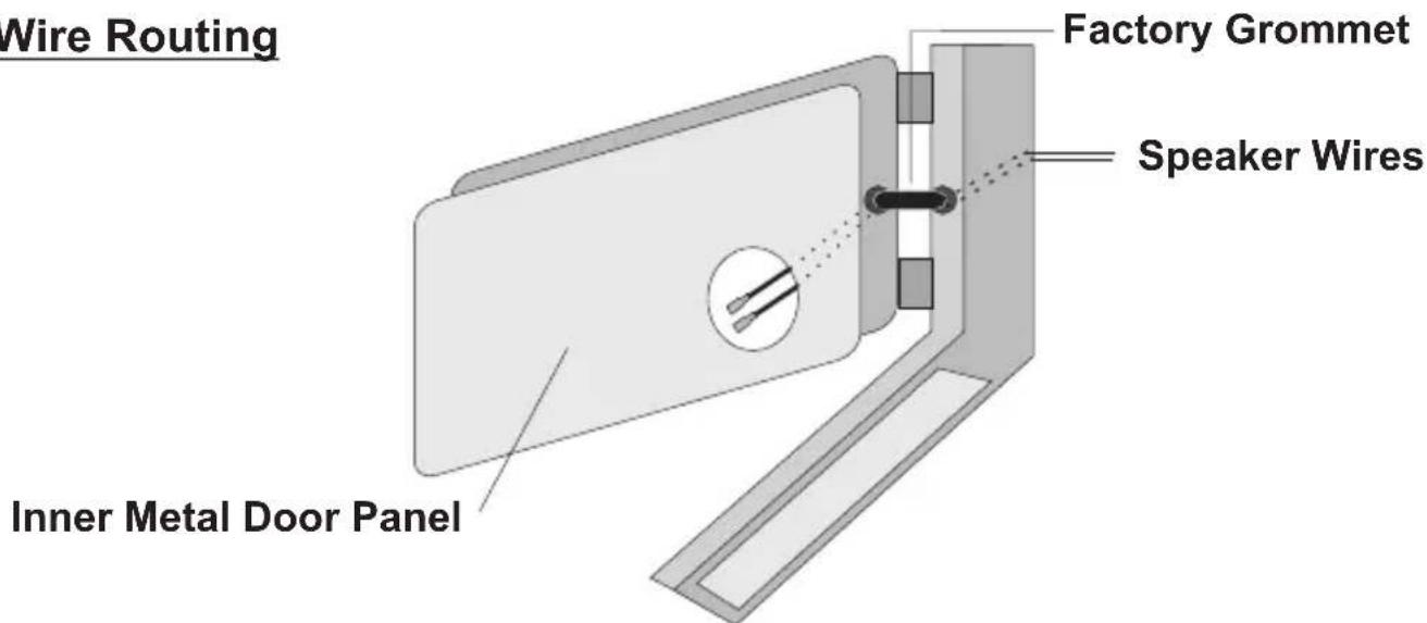 Crunch Power One P1-6.5C - COAX & 3-WAY MOUNTING & WIRING PROCEDURES - 4