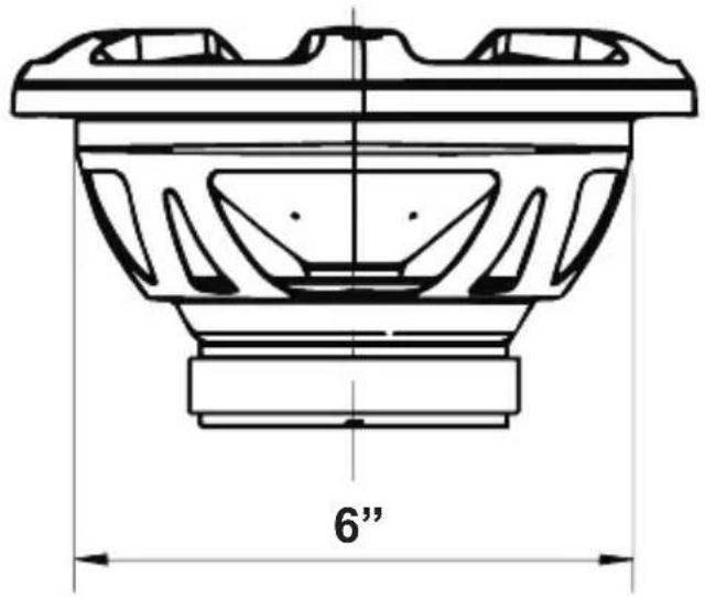 Crunch Power One P1-6.5C - SPEAKER DIMENSIONS - 4