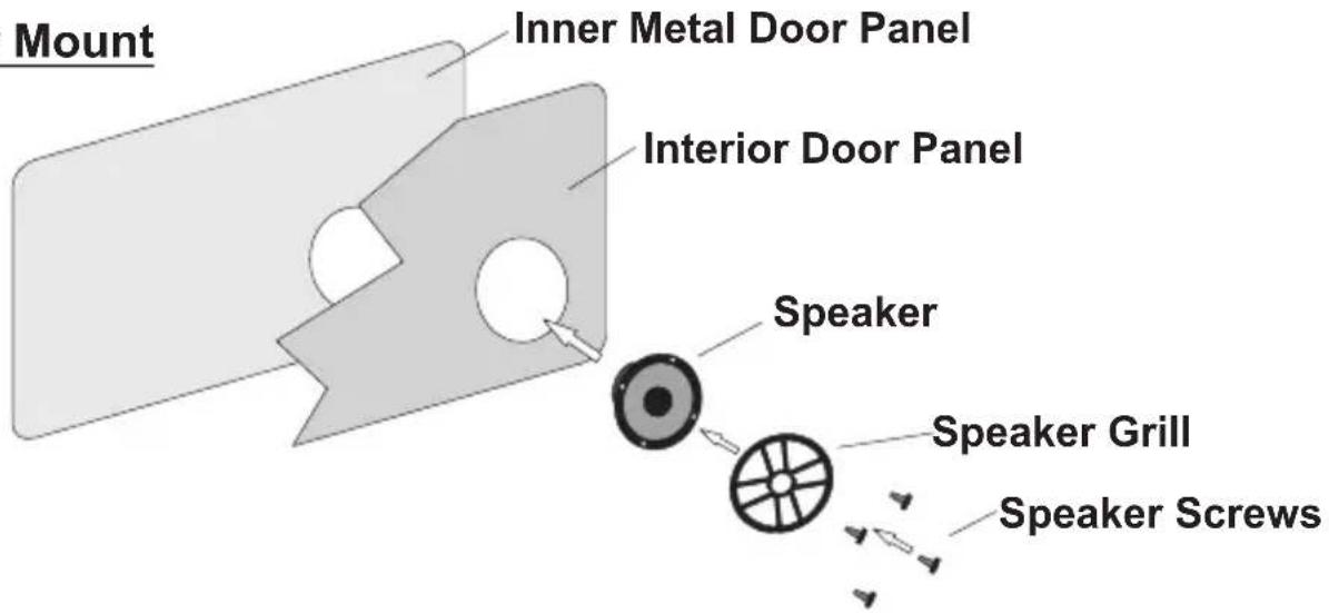 Crunch Power One P1-6.5C - COAX & 3-WAY MOUNTING & WIRING PROCEDURES - 3