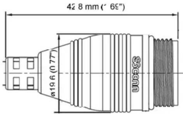 Geovision GV-VD2500 - Small Waterproof Connector - 1