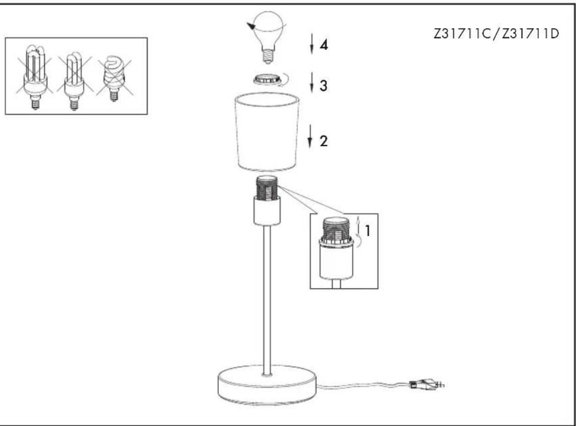 Livarno Lux IAN 102617 - LÁMPARA DE SOBREMESA / LAMPADA DA TAVOLO - 7