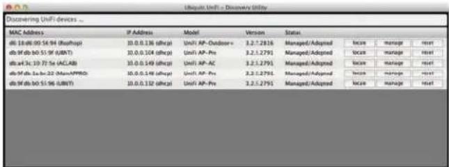 Ubiquiti Networks UniFi UAP-AC Outdoor - UniFi Discovery Utility Interface - 1