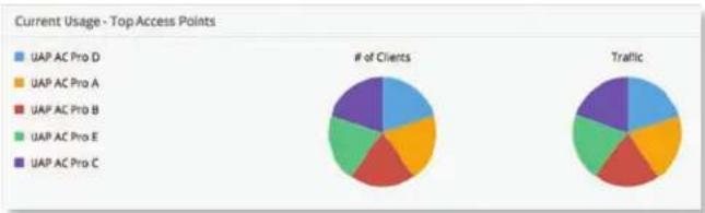 Ubiquiti Networks UniFi UAP-AC Outdoor - Current Usage - Top Access Points - 1