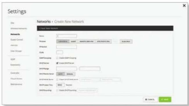 Ubiquiti Networks UniFi UAP-AC Outdoor - Create or Edit a Network - 1