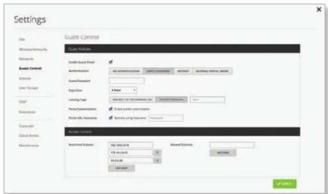 Ubiquiti Networks UniFi UAP-AC Outdoor - Authentication > Simple Password - 1