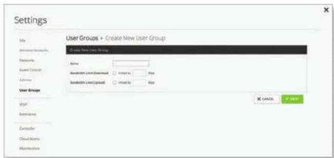 Ubiquiti Networks UniFi UAP-AC Outdoor - User Group Settings - 1
