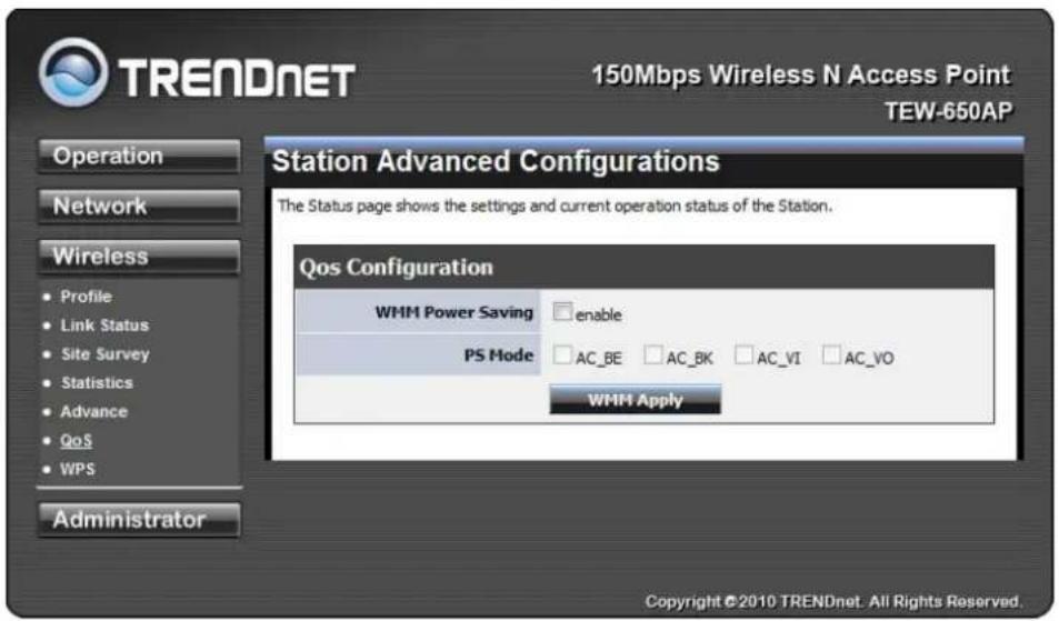 TRENDNET TEW-650AP - QoS - 1