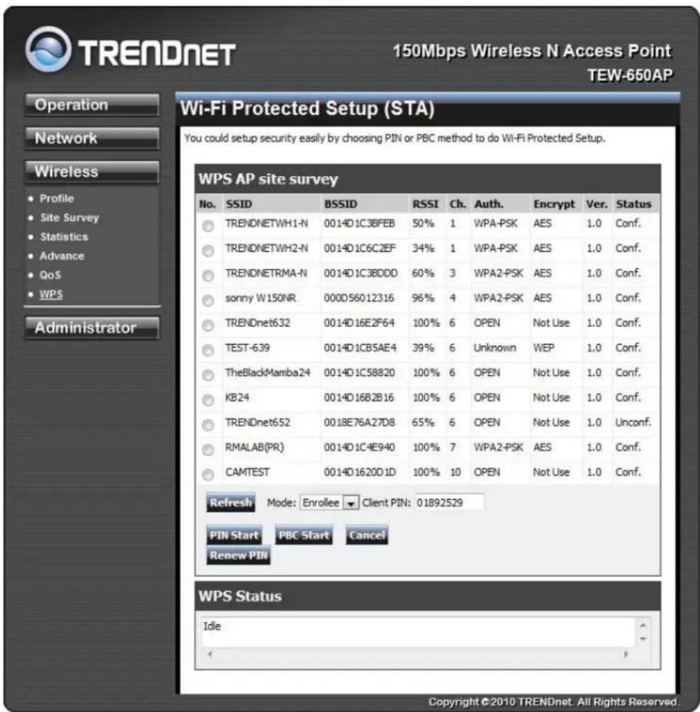 TRENDNET TEW-650AP - WPS - 1