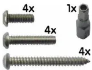 Mobotix Allround M15 - Security Screw Set with Allen Bit - 1