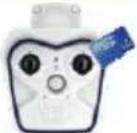 Mobotix Allround M15 - The following combinations of thermal sensor modules are possible for an M15: - 6