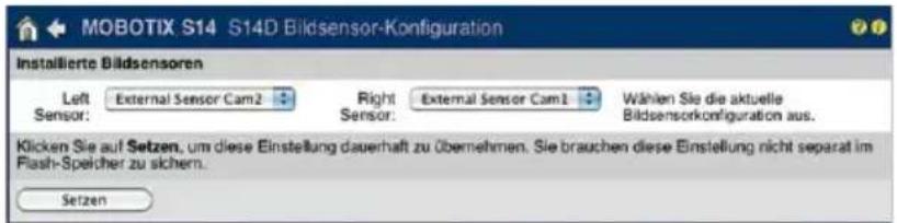 Mobotix Allround M15 - Sensor Configuration (Only with Two Sensor Modules) - 1