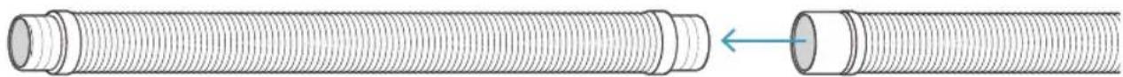 Kreepy Krauly Sprinta Plus - Build the Ultra Flex hose - 1