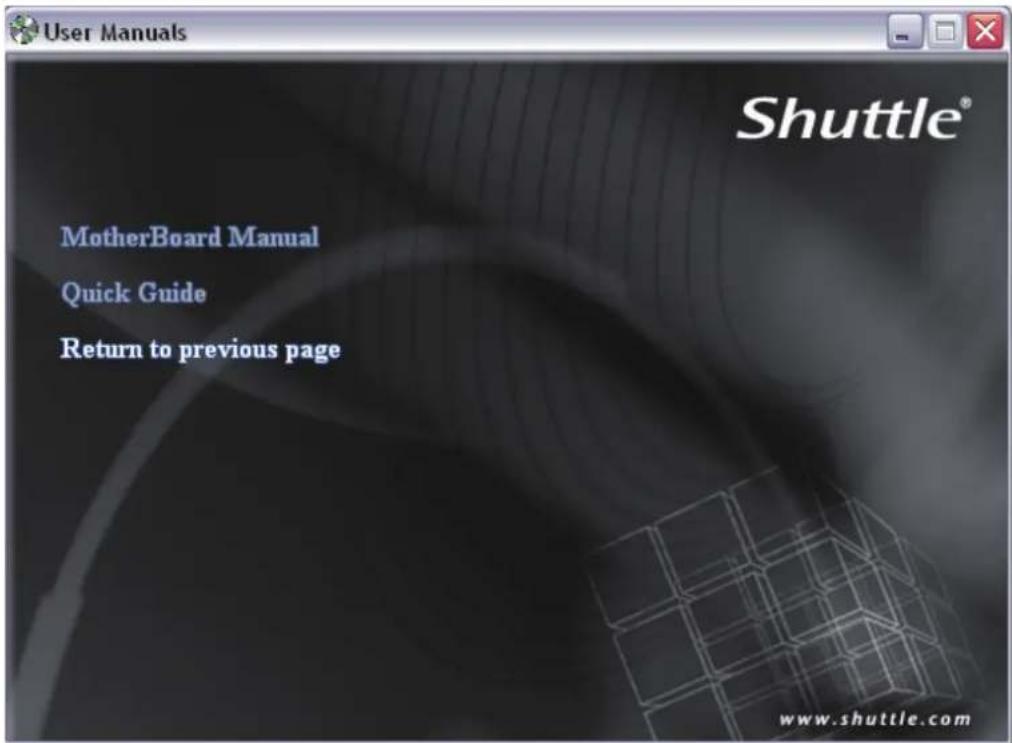 Shuttle XPC XG41 - ■ User Manuals - 1