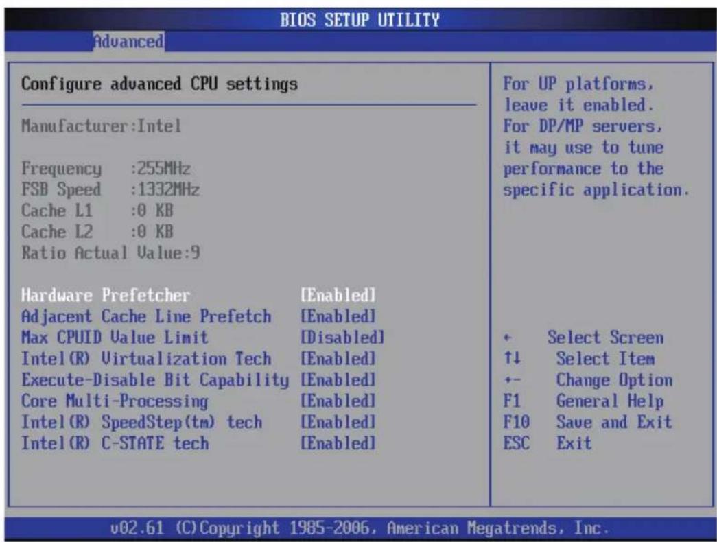 Shuttle XPC XG41 - CPU Configuration - 2