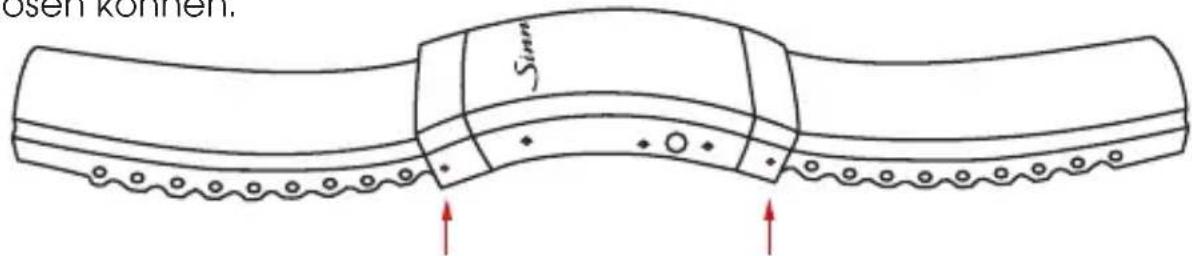 Sinn 356 Flieger - So kürzen Sie das Silikonarmband - 1
