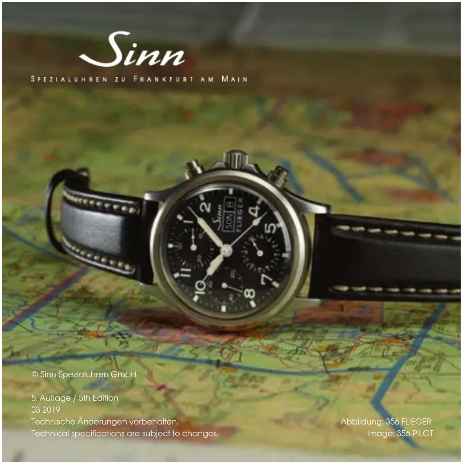 Sinn 356 Flieger - Ihre SINN-Uhr benötigt eine Revision, eine Reparatur, eine Umrüstung oder eine Aufarbeitung? - 1