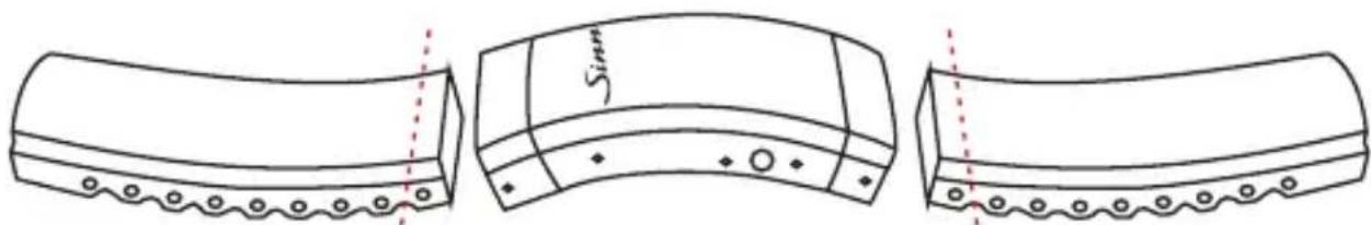 Sinn 103 - Kürzen des Silikonarmbandes - 2