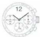 Stührling Symphony 186L - TACHYMETER - 1