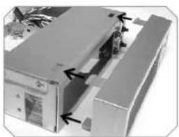THERMALTAKE Armour VA8003BWS - 5.25" to 3.5" Drive Tray Device Installation. - 19