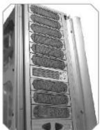 THERMALTAKE Armour VA8003BWS - 5.25" to 3.5" Drive Tray Device Installation. - 24
