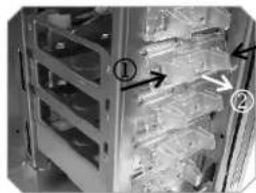 THERMALTAKE Armour VA8003BWS - Removable 12cm Fan cage with 3HDD - 1