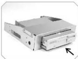 THERMALTAKE Armour VA8003BWS - 5.25" to 3.5" Drive Tray Device Installation. - 10