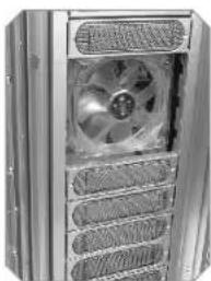 THERMALTAKE Armour VA8003BWS - Removable 12cm Fan cage with 3HDD - 7