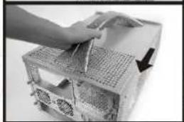 THERMALTAKE Lanbox VF1000 - 2-1 How to open the top panel - 2