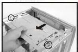 THERMALTAKE Lanbox VF1000 - 2-3-1 Install HDD on the HDD rack 2-3-2 Install HDD on the side of optical drive tray - 9