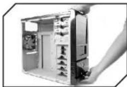 THERMALTAKE Wing RS 100 - 2-2 External 5.25" device installation - 1